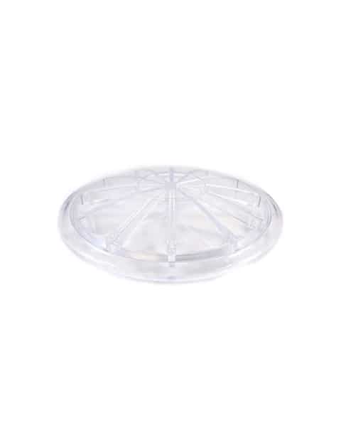 V65-100 - Wet Industries 6" Clear Lid - 6 1/2" Dia